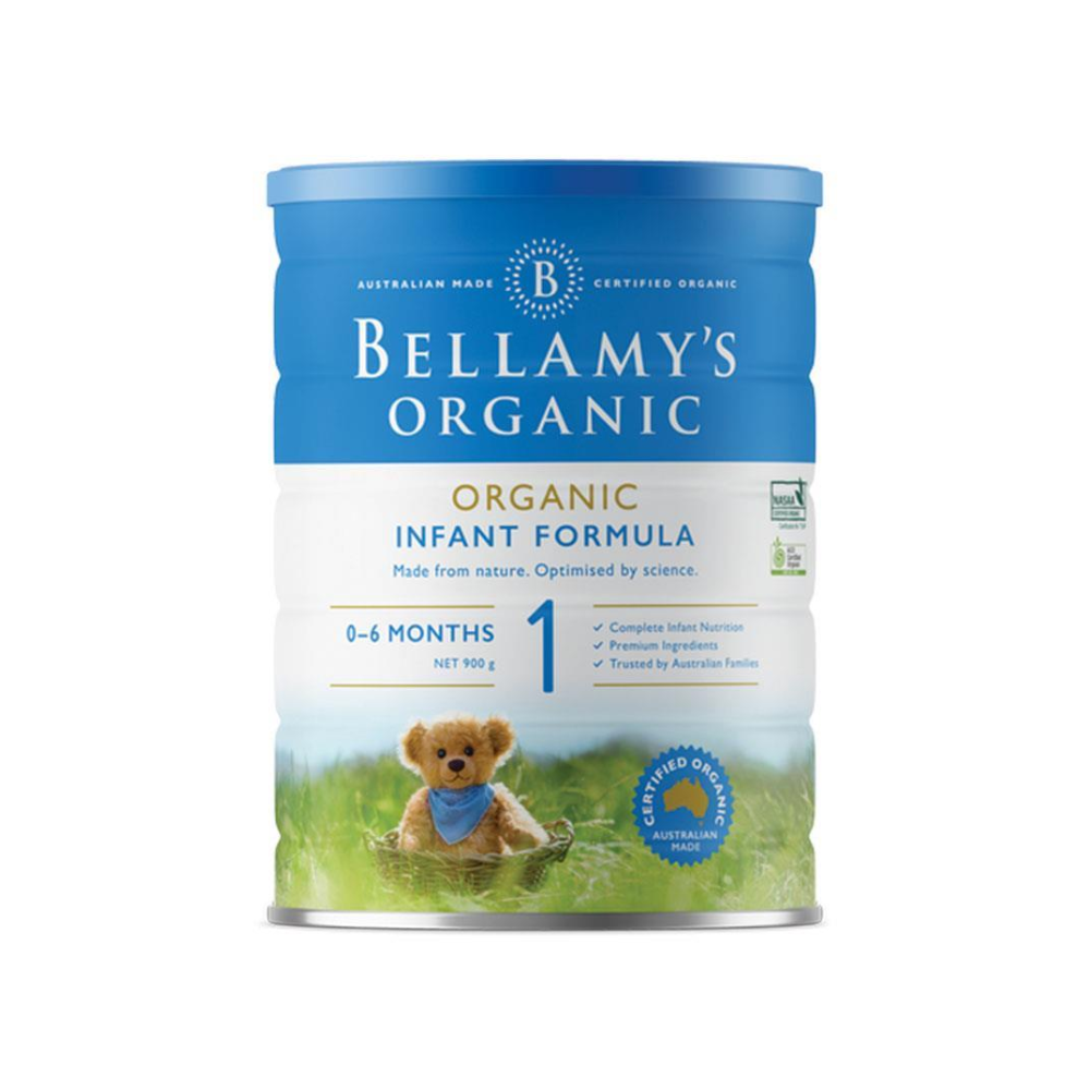 澳洲Bellamy貝拉米有機嬰兒配方奶粉 第一階段 900g (0-6個月)