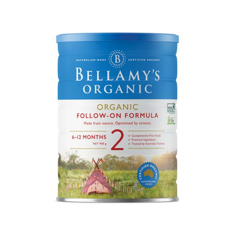 澳洲Bellamy貝拉米有機嬰兒配方奶粉 第二階段 900g (6-12個月)