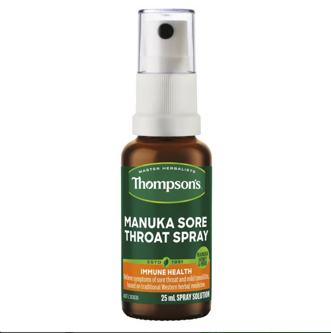 紐西蘭Thompson’s湯普森麥蘆卡咽喉噴霧25ml