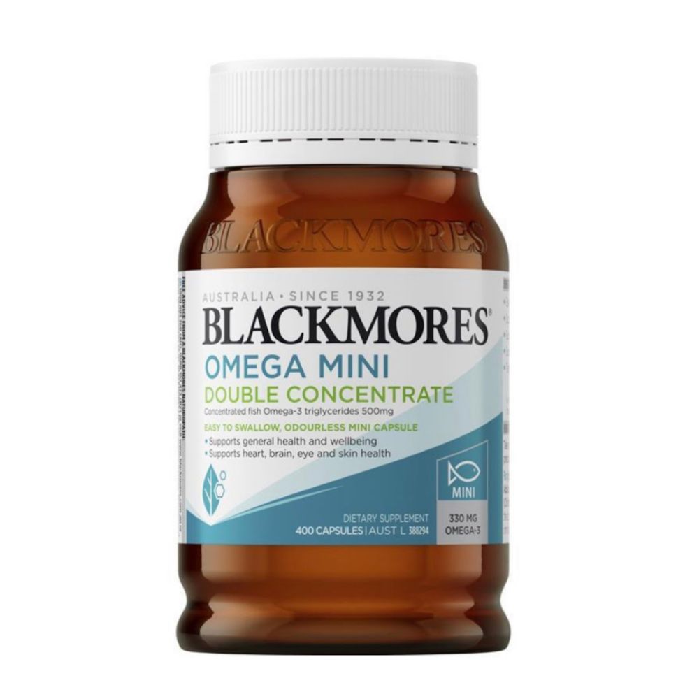 (品牌不定時調漲)澳洲Blackmores迷你Mini無腥味魚油 400粒