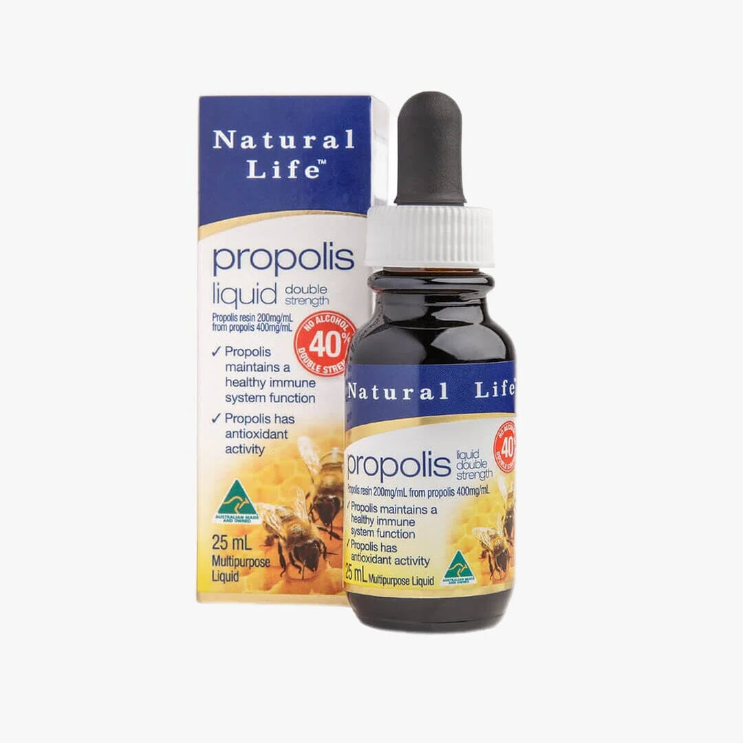 澳洲Natural Life麥蘆卡蜂膠滴劑40% 無酒精 25ml