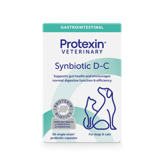 Synbiotic D-C 狗和貓益生菌和益生元膠囊 50 粒