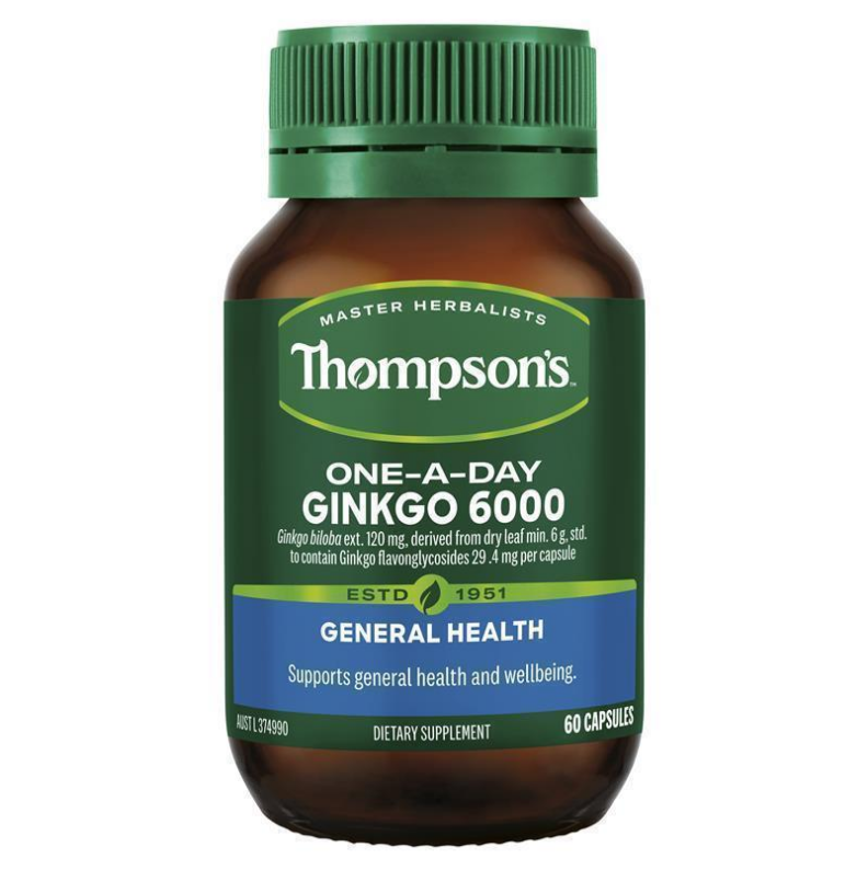 Thompson湯普森高含量銀杏60000mg 60粒