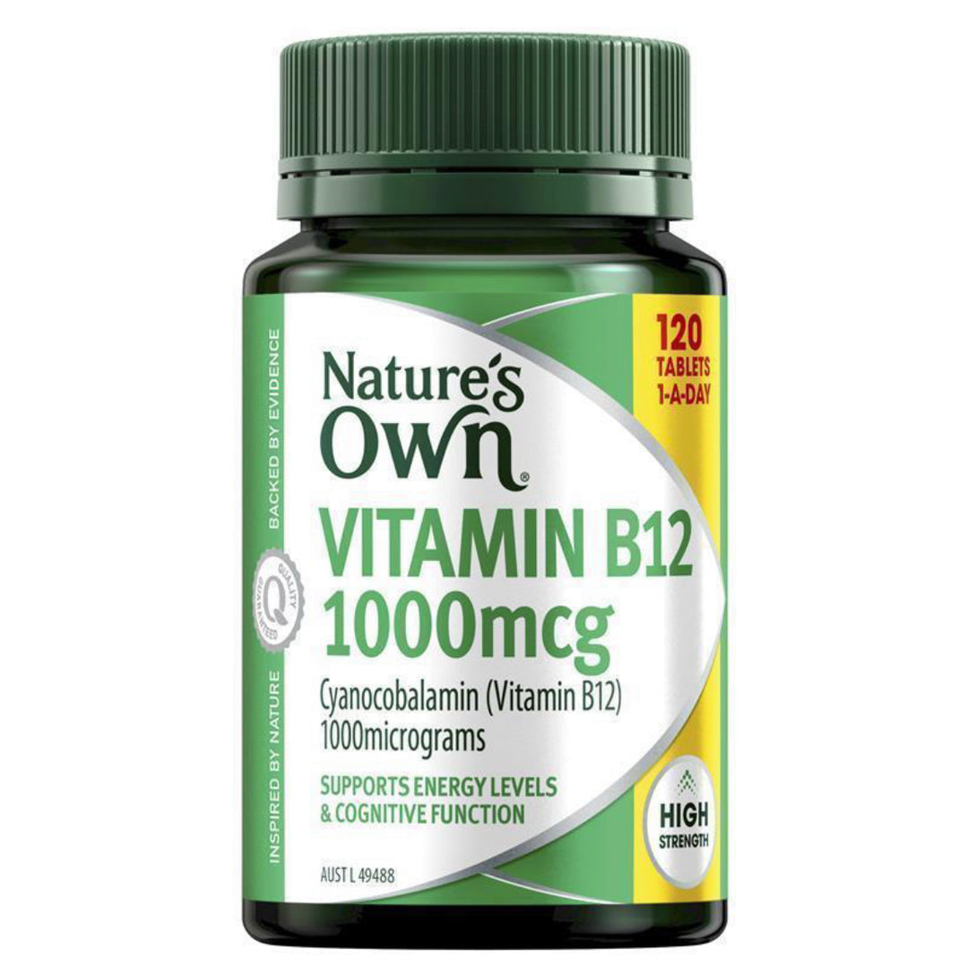 澳洲Nature’s Own維生素B12 1000mcg 120粒