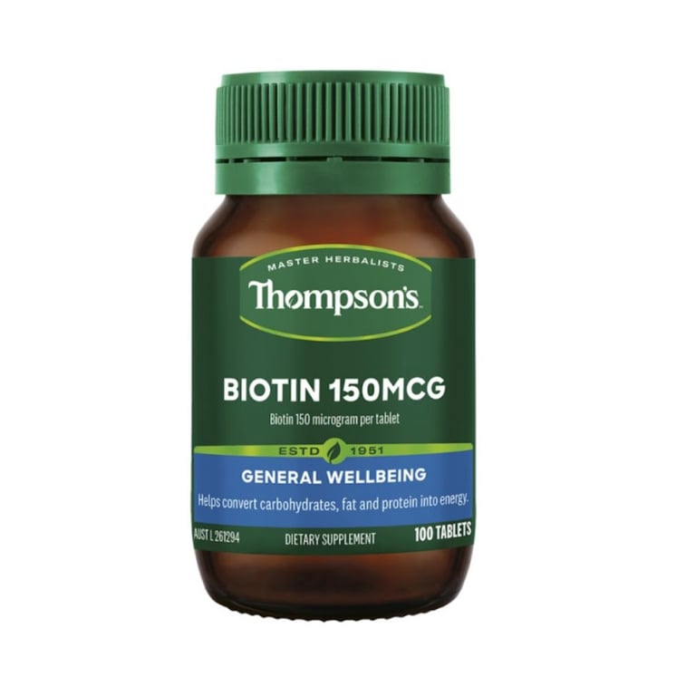 紐西蘭Thompson’s生物素 100粒