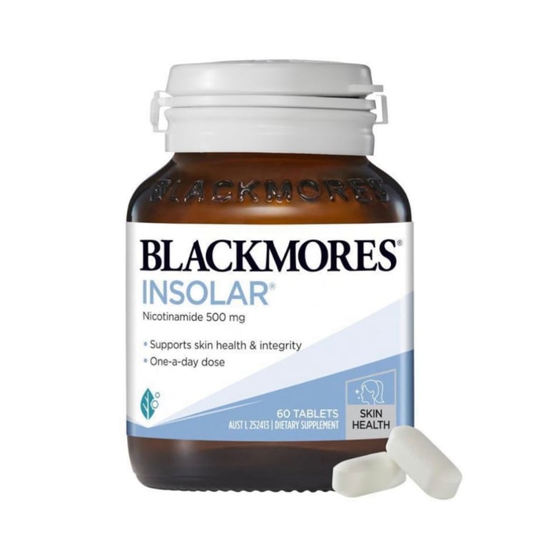 澳洲Blackmores高含量維生素B3 Insolar煥白煙酰胺精華 60粒
