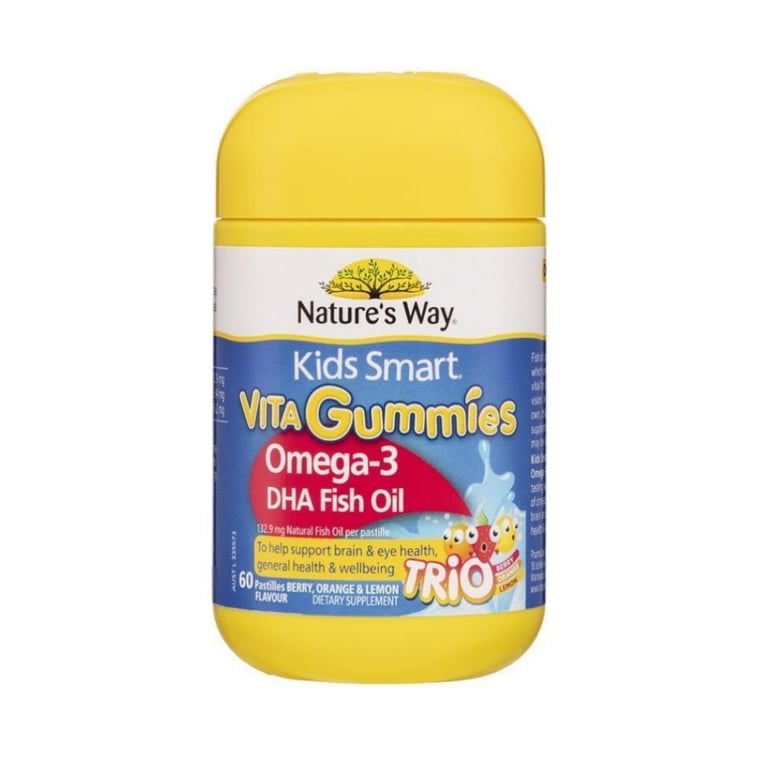 請詳閱說明再下單-澳洲Nature's Way兒童Omega3+DHA+魚油軟糖 60粒