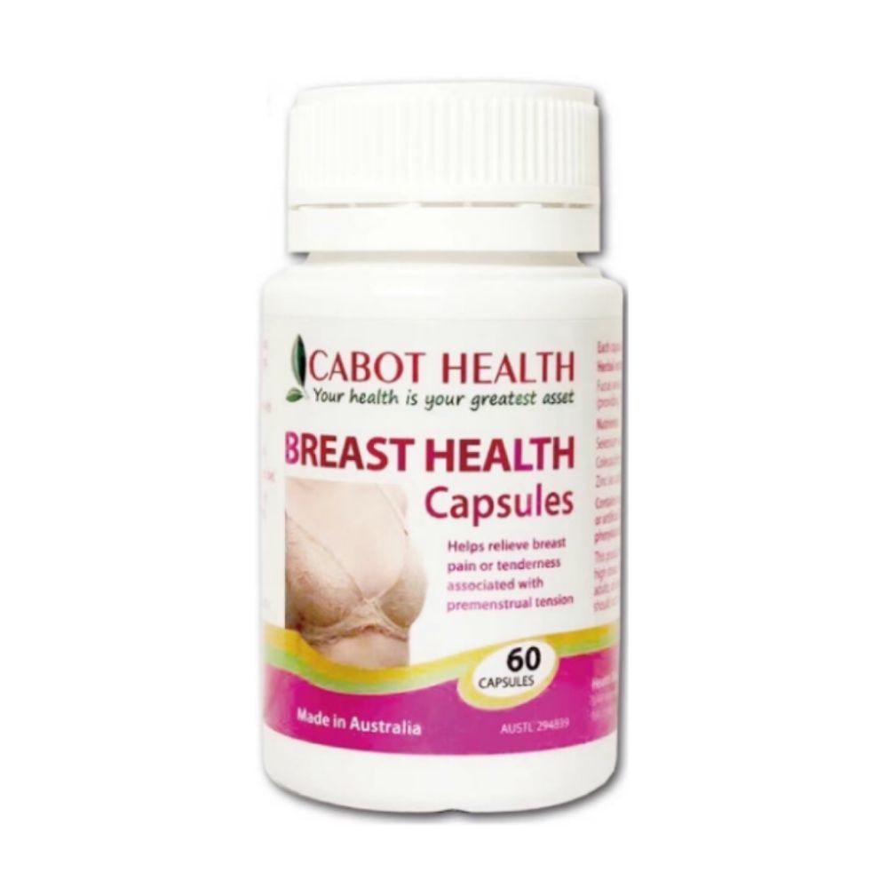 【出清特價】澳洲Cabot Health乳腺康膠囊 60粒 效期03/2024