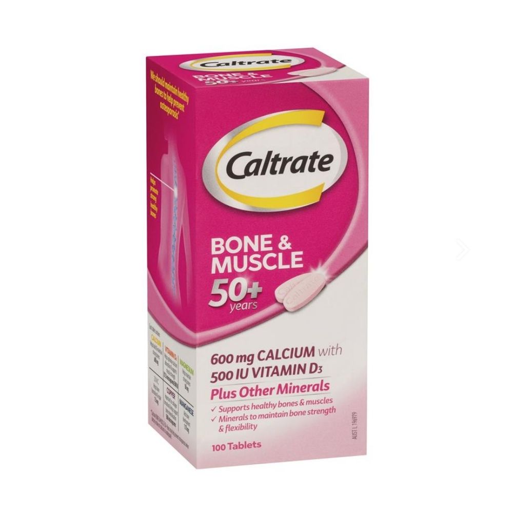 【出清特價】澳洲版Caltrate挺立鈣片50歲+ 100粒 效期07/2026