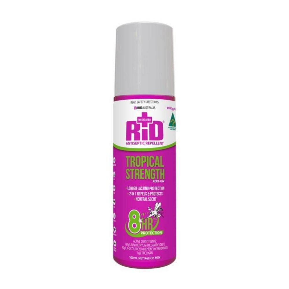 澳洲Rid熱帶加強防蚊滾珠100ml