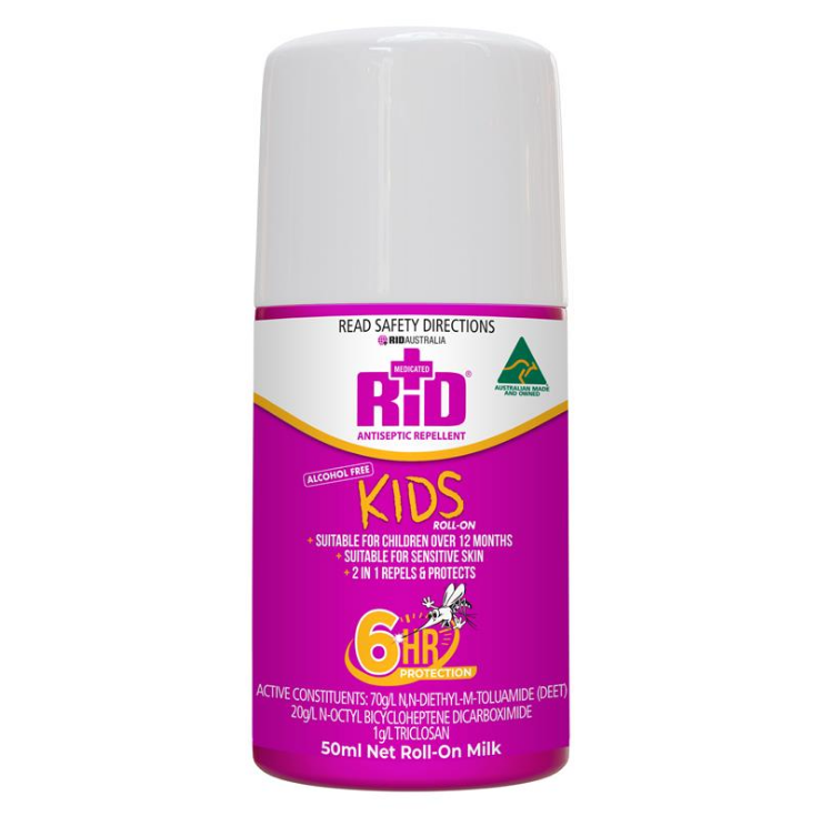 澳洲Rid兒童防蚊滾珠6小時保護 50ml