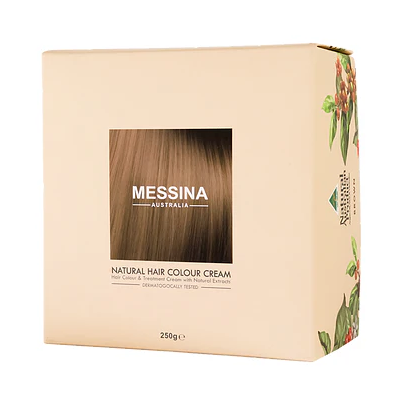 【出清特價】澳洲Messina純天然植物染髮霜 250g 棕色  (僅白髮或淺色髮適用） 效期11/2024