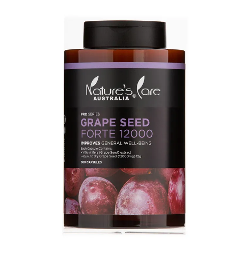 【9月限時搶】澳洲Nature's Care豐納康白金葡萄籽濃縮膠囊12000mg 300粒