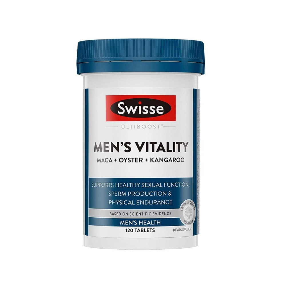 澳洲Swisse Ultiboost 男士活力 瑪卡+牡蠣+袋鼠 120粒
