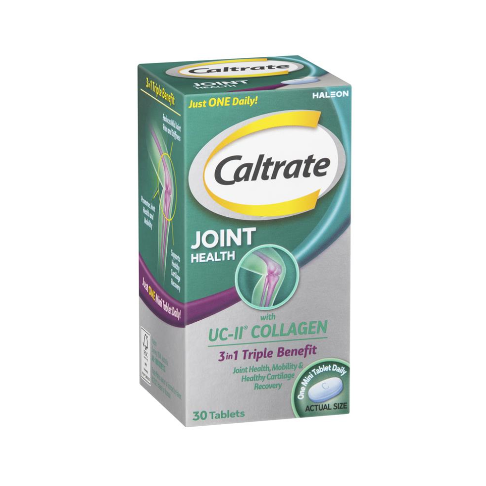 藥局限時連線-澳洲版Caltrate挺立關鍵迷你鈣 UC-II 30粒/90粒
