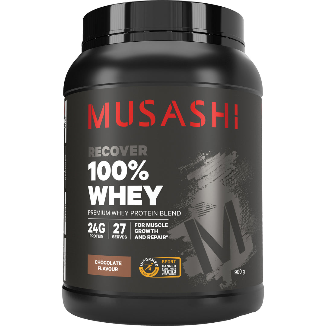 澳洲MUSASHI乳清蛋白粉 香草/巧克力 900g 健身