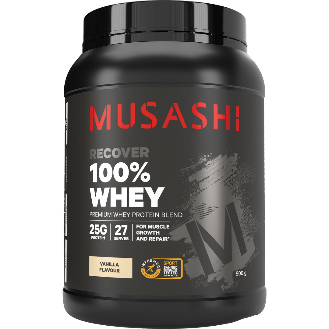 澳洲MUSASHI乳清蛋白粉 香草/巧克力 900g 健身
