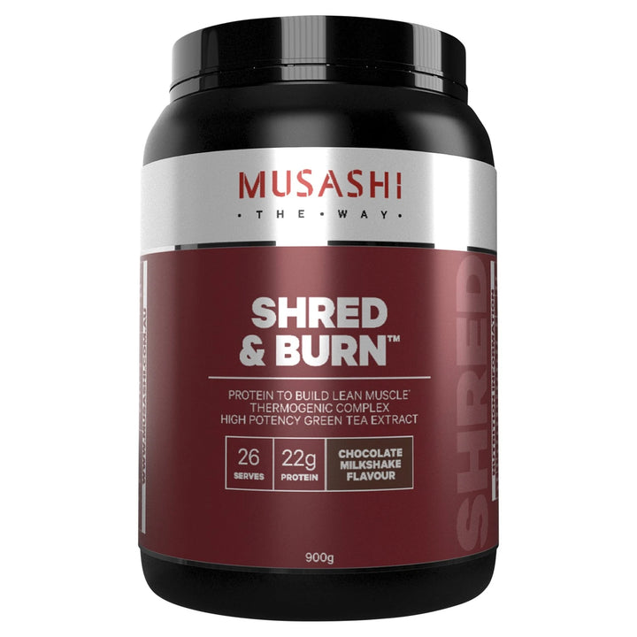 澳洲MUSASHI燃脂蛋白粉 香草/巧克力 900g 健身