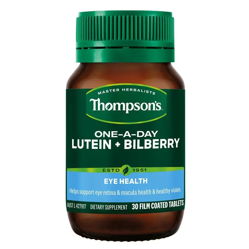 紐西蘭Thompson’s湯普森葉黃素+越橘藍莓護眼 30粒