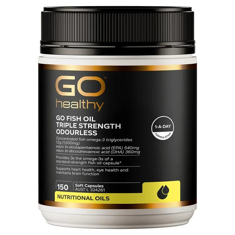 紐西蘭GO Healthy 高含量三倍魚油 150粒