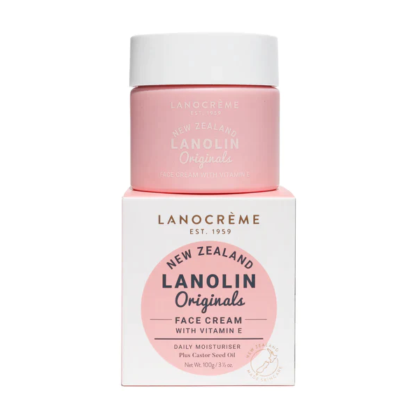 紐西蘭Lanocrème 綿原味羊油乳霜含維生素 E 100g