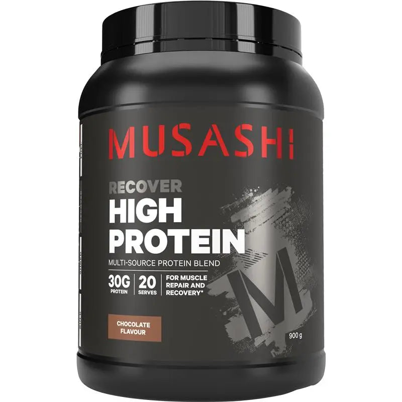 澳洲MUSASHI高濃蛋白粉 香草/巧克力/焦糖 900g 健身