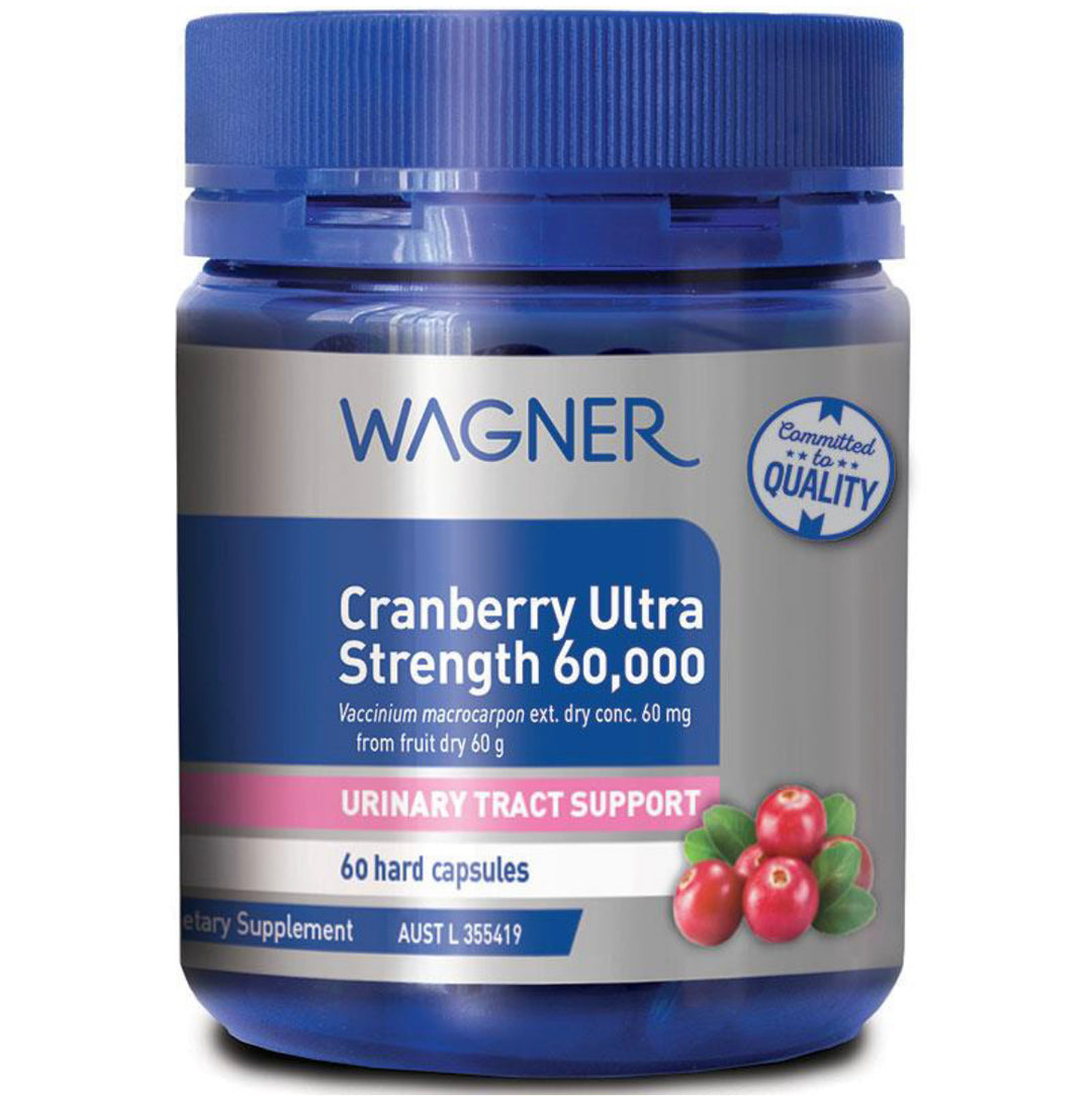 【限時大特價至10/25】澳洲Wagner高含量蔓越莓60,000mg  60粒
