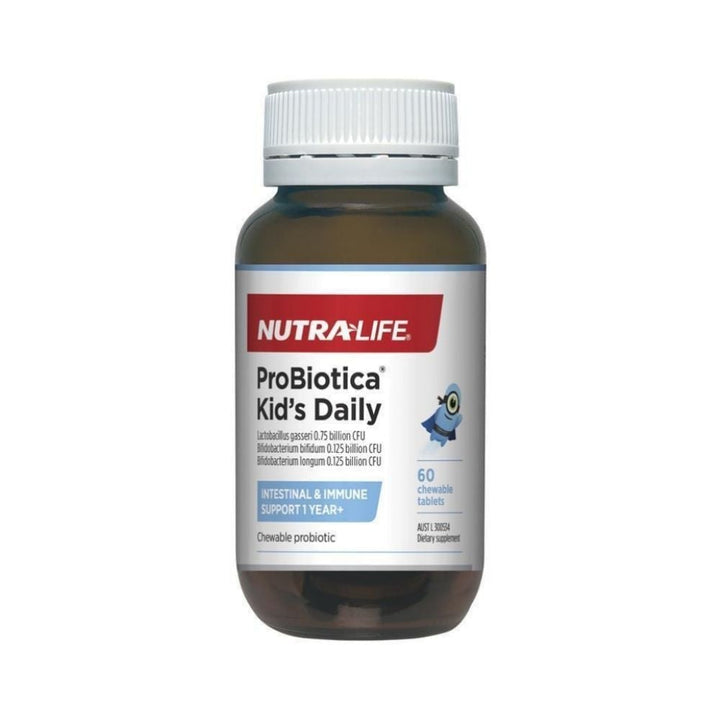 【出清特價】澳洲Nutra-Life兒童益生菌咀嚼片60粒 效期11/2025