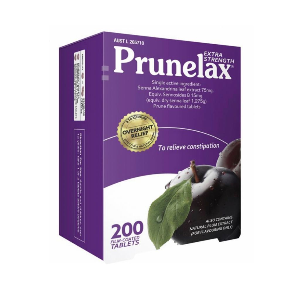藥局限時特價-澳洲 Prunelax 天然植物纖維西梅錠 200粒