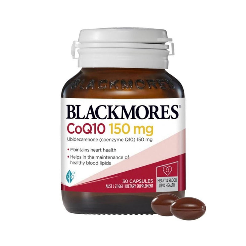 【本期特價至9/27】澳洲Blackmores護心寶輔酶CoQ10 150mg 30粒