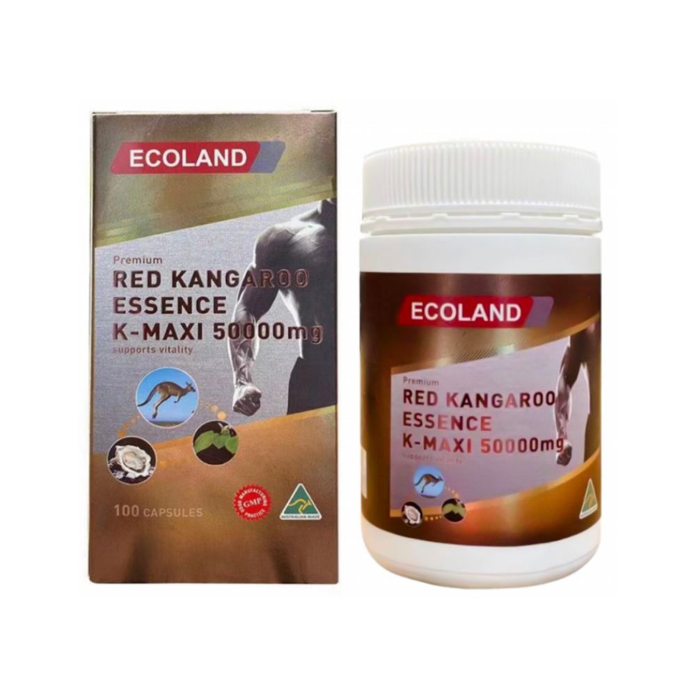澳洲Ecoland三合一白金版高含量紅袋鼠精50000mg 100粒