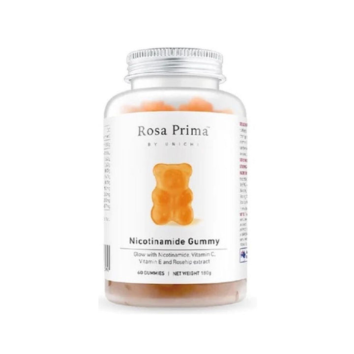 澳洲Unichi Rosa Prima煙酰胺美白小熊軟糖 60粒