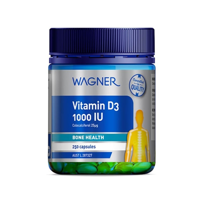 藥局限時特價-澳洲Wagner維他命D3 1000IU 250粒