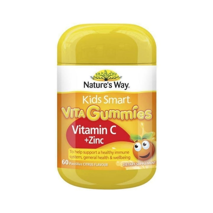 【出清特價】澳洲Nature's Way兒童維他命C+鋅軟糖 60粒 效期01/2026