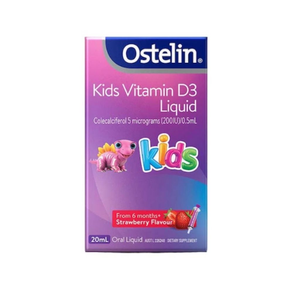澳洲Ostelin小恐龍嬰幼兒童維生素D3滴劑200IU 20ml