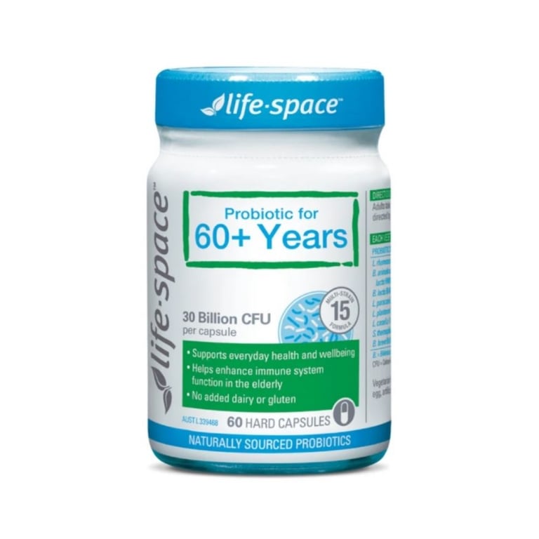 【本期特價至9/27】澳洲Life Space老年人益生菌60歲+ 60粒