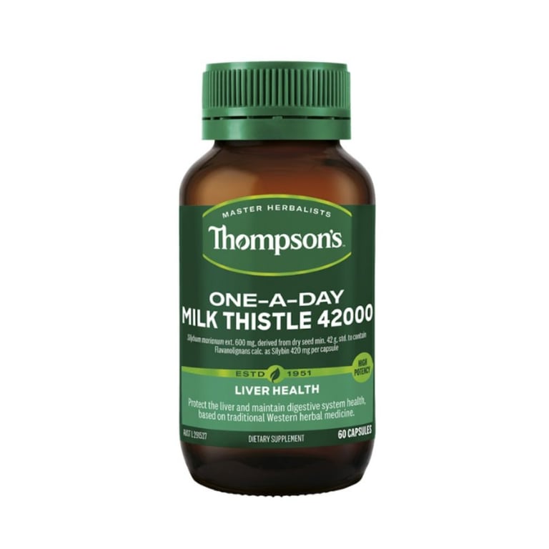 【本期特價至9/27】紐西蘭Thompson's奶薊草護肝膠囊 60粒