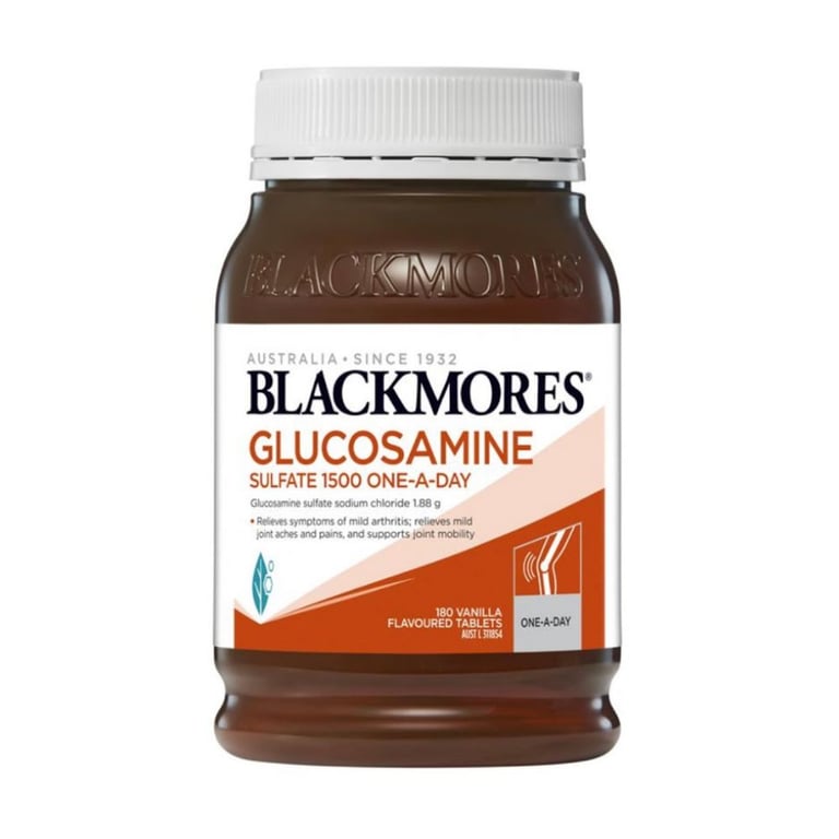 【本期特價至9/27】澳洲Blackmores維骨力葡萄糖胺 180粒