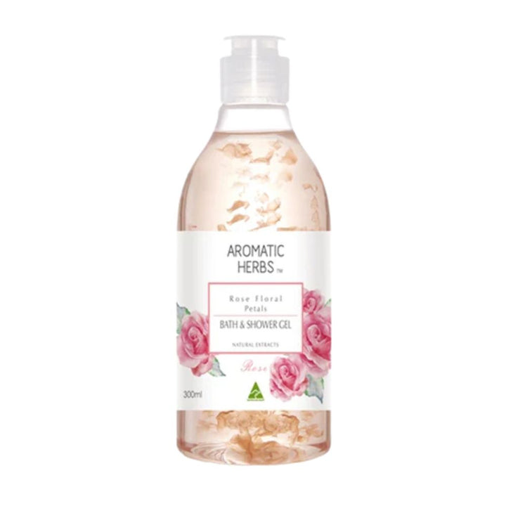 澳洲Aromatic有機玫瑰花瓣/金盞花花瓣沐浴露 300ml 2種味道