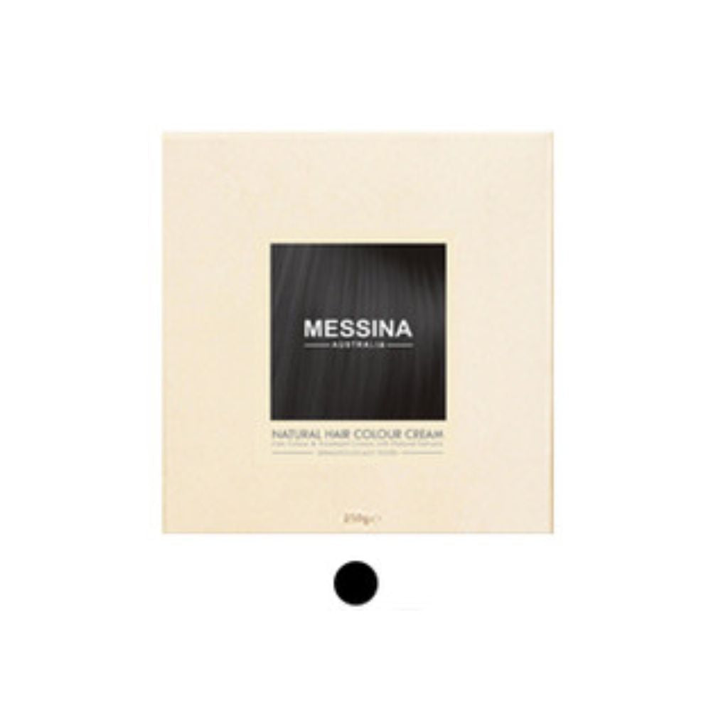 澳洲Messina純天然植物染髮霜 250g 棕色/深棕色/黑色 (僅白髮或淺色髮適用）
