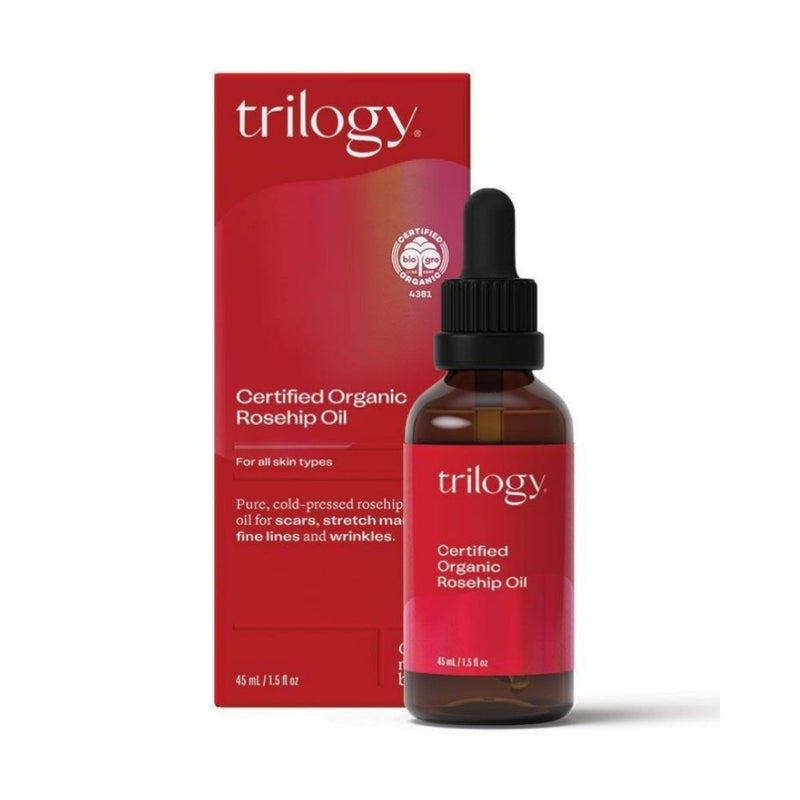 【本期特價至10/25】紐西蘭Trilogy有機玫瑰果油 45ml