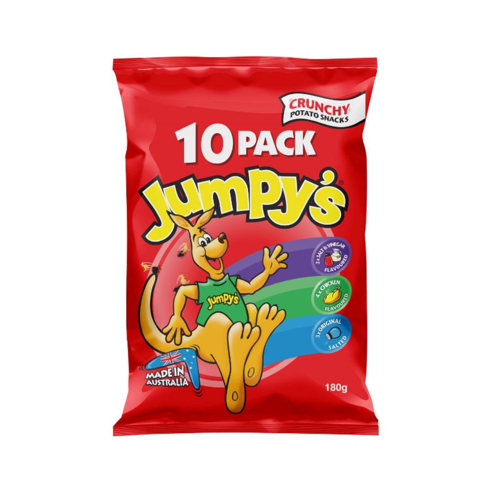 澳洲Jumpy's袋鼠餅乾10包裝 效期不足一年