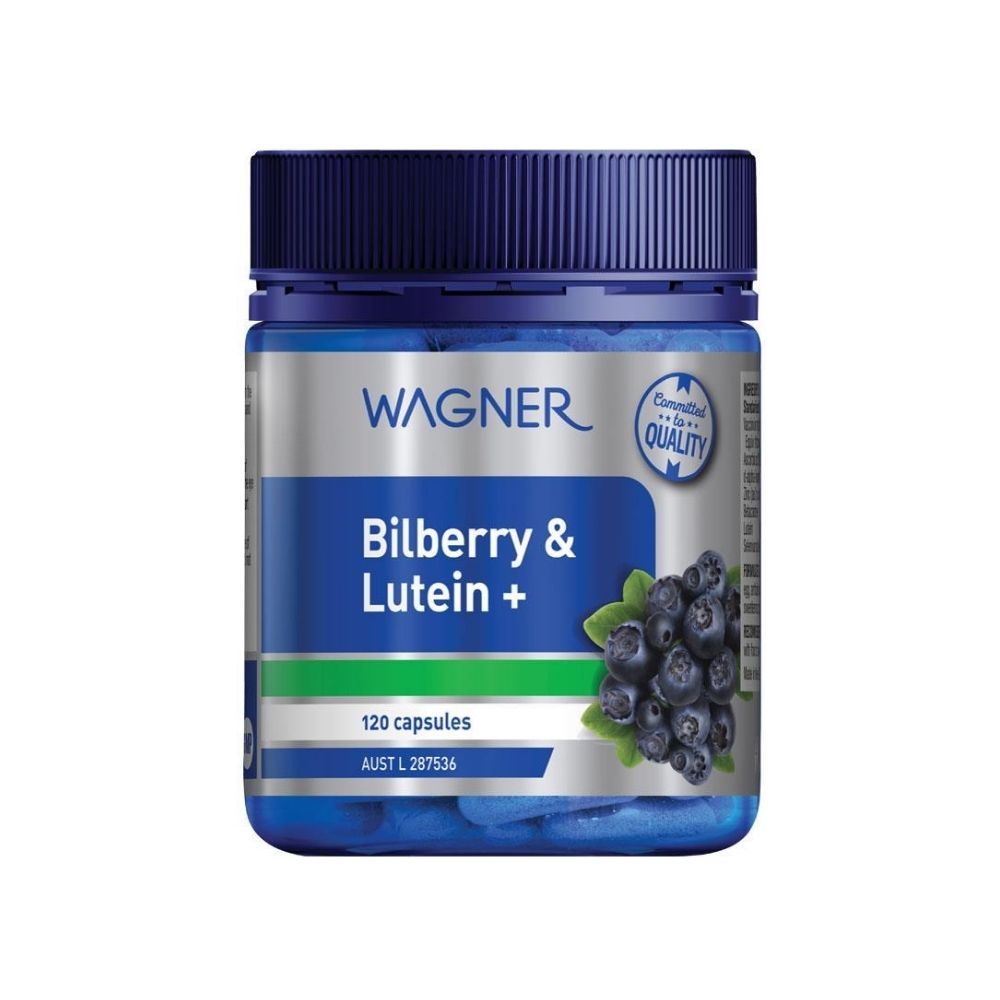 藥局限時特價-澳洲Wagner藍莓葉黃素護眼膠囊 120粒