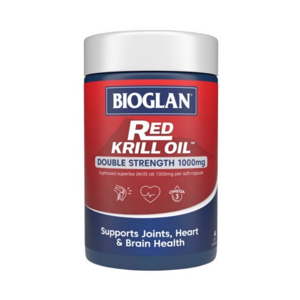 【澳喀萊買優惠】澳洲Bioglan雙倍加強紅磷蝦油膠囊1000mg 60粒